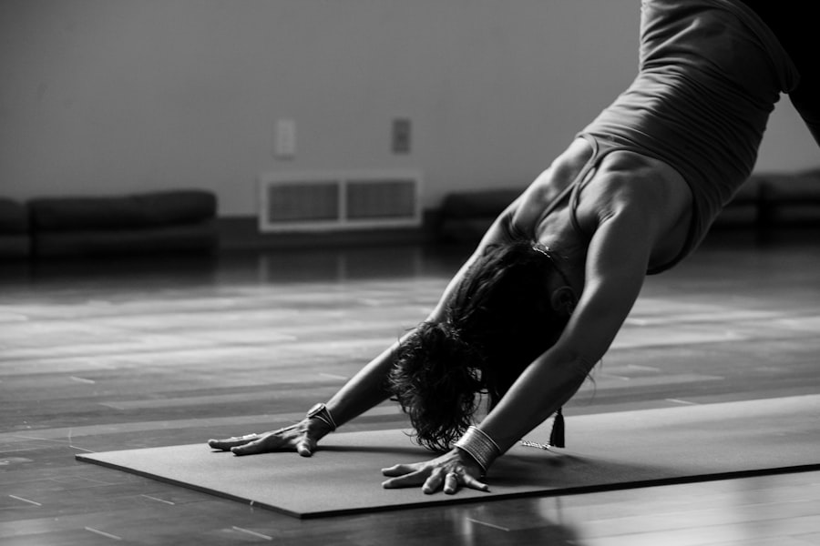 Gentle yoga practice
