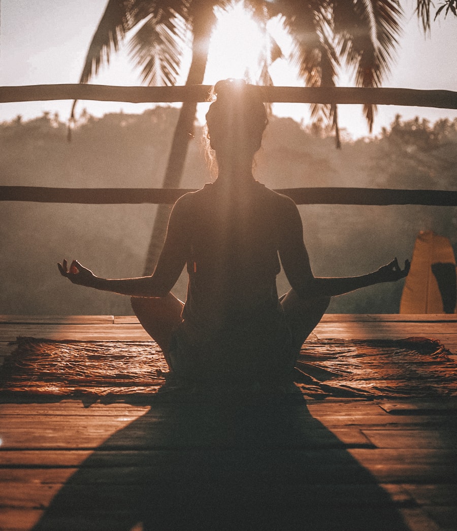 Outdoor meditation